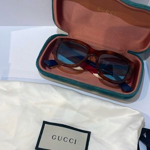 Gucci blue glass Sunnies